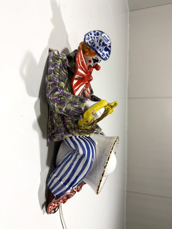 Applique in ceramica italiana Clown Anni '50 (photo 6 of 23)
