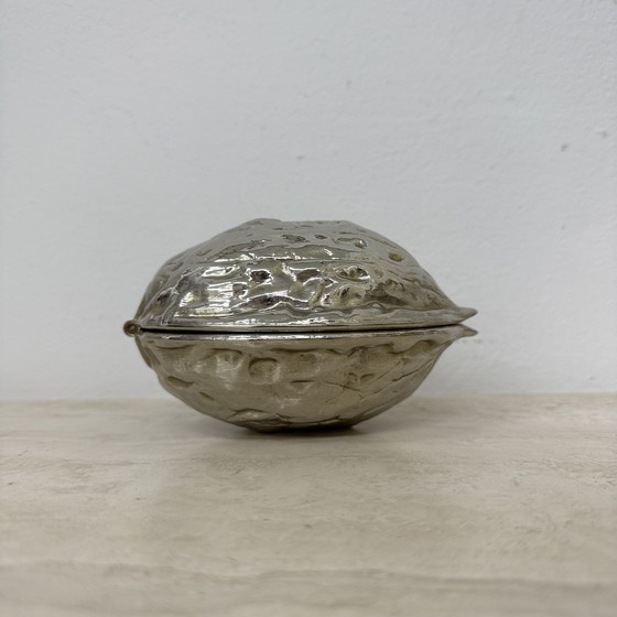 Image 1 of Set van 2 vintage eivormige glazen tafellampen, 1970