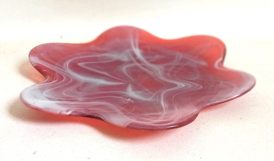 Image 1 of Murano glazen schaal of sieradenschaal, jaren 70, 31 cm breed