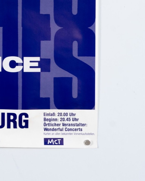 Image 1 of Concert des Ramones à Hambourg – 1989 – Affiche de concert vintage originale – Punk Rock – 84,1 x 59,4 cm A1