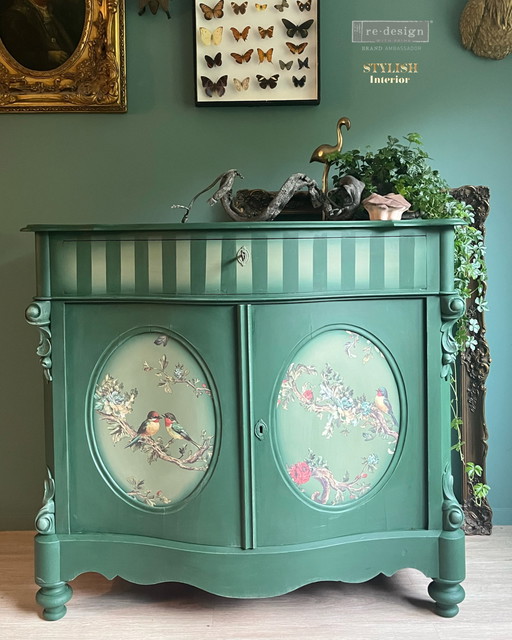 Biedermeier verde scuro