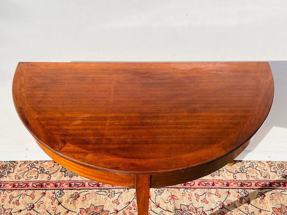 Image 1 of Console ' halve maan ' * Antiek XIX eeuw * Empire-stijl