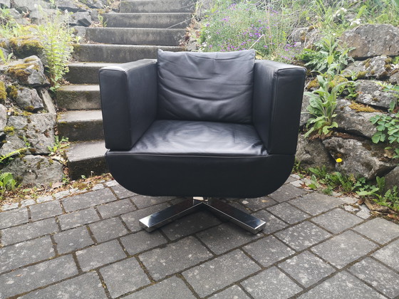 Image 1 of Jori Chillap Sessel – Red Dot Award, schwarzes Leder, Top Zustand