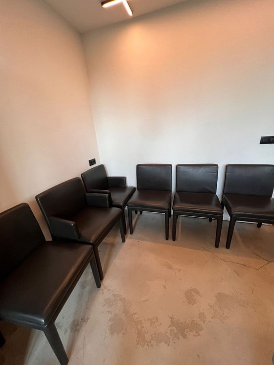 Image 1 of 6x Hülsta-Lederstühle