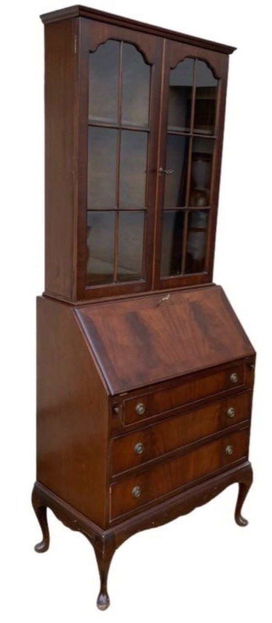 Image 1 of Segretaria, vetrina, scrittoio, mobiletto, credenza, stile inglese in mogano