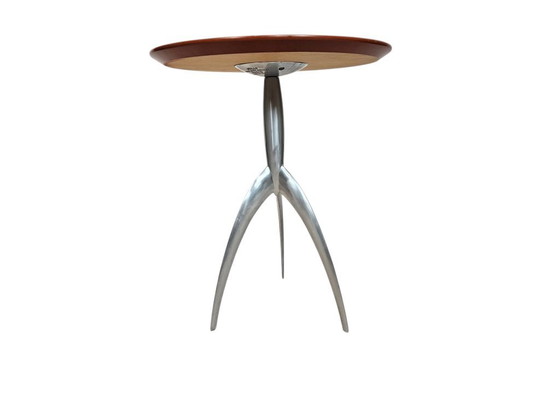 Image 1 of Magis - design Marc Berthier - Model Jolly - aluminum - wood veneer - Italy - 90's