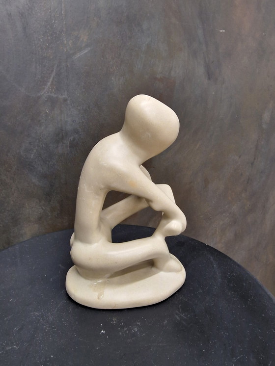 Image 1 of Cycladisch beeld "de denker"