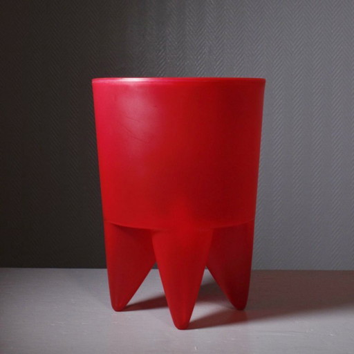 Philippe Starck - "Bubu 1st" stool, 1991 XO edition, translucent red