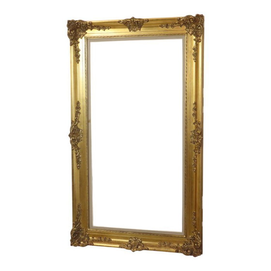 Image 1 of Grote Gouden Barok Stijl Lijst 121x71cm