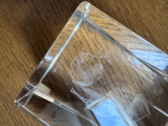 Scultura tridimensionale in cristallo del segno zodiacale del Sagittario – Oggetti decorativi, Glass (photo 7 of 8)