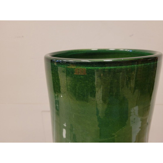 Image 1 of Vintage emerald green centerpiece, Italy 1990s