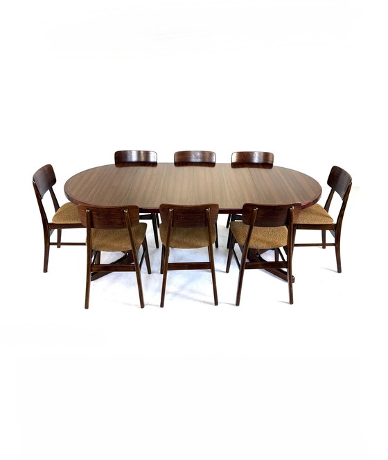 Image 1 of Vintage Danish extendable dining table '60