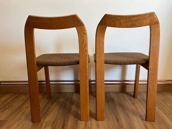 Image 1 of 2 wooden chairs