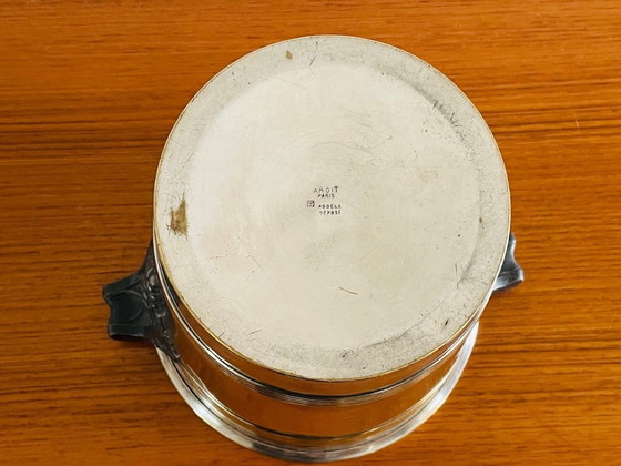 Image 1 of Art Deco Silver Plated Champagne Bucket by Argit, 1920s