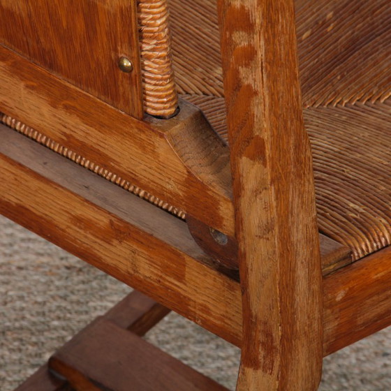 Image 1 of Set van 6 stoelen in de stijl van Charles Dudouyt, 1950.
