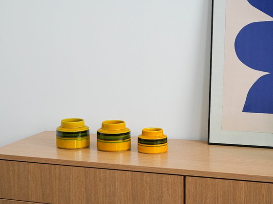 Image 1 of Set keramische vazen, Italiaans design, jaren 60, vervaardigd in Italië.