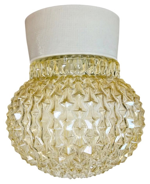 Vintage White Porcelain Ceiling Light, 1970s – plafondlampen
