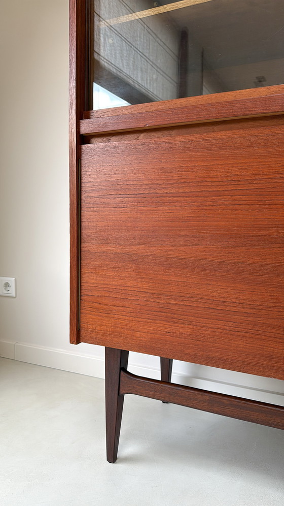 Image 1 of Vintage wooden display cabinet