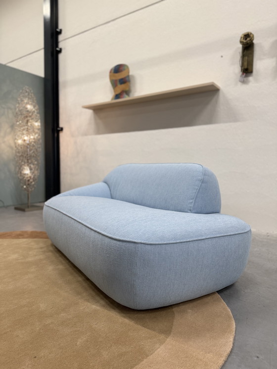 Image 1 of Diván Pode Nivti Evla de tela azul claro