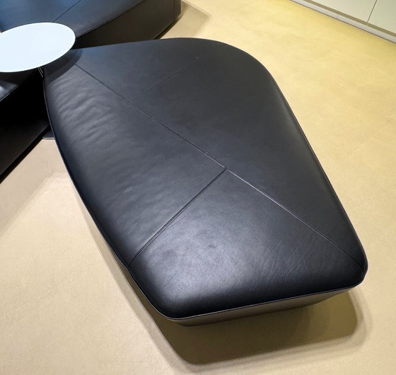Image 1 of Walter Knoll Drift seating elements black leather with table