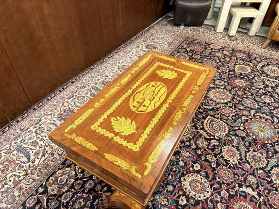Tavolo da gioco olandese intarsiato del XIX secolo, Tavolini, Legno (foto 8 di 15)