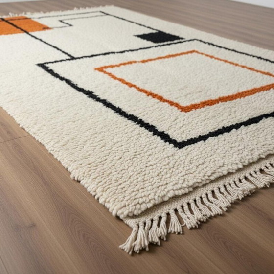 Image 1 of Tapis berbère en laine authentique 250cmx150cm