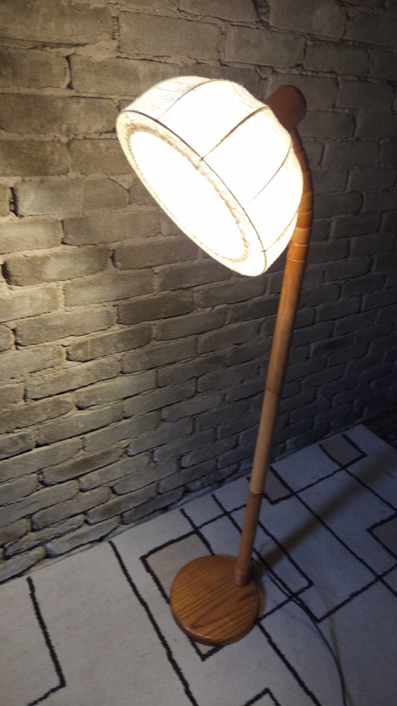 Image 1 of Danish pine floor lamp, 1970