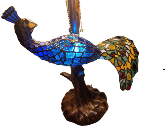 Image 1 of Wunderschöne Tischlampe im Tiffany-Stil 70x45