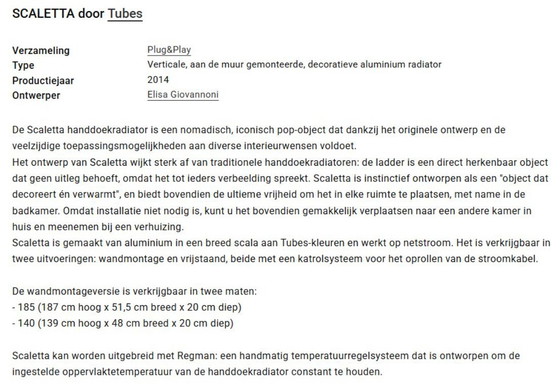 Image 1 of Rohre Scaletta-Kühler