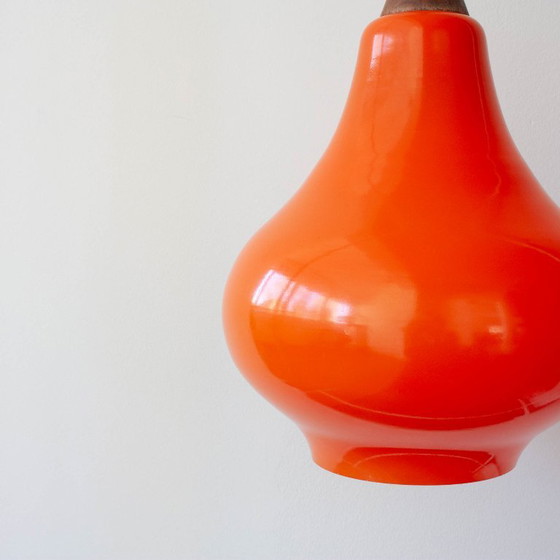 1960s Orange Glass Pendant – Pendant lamps (photo 3 of 14)