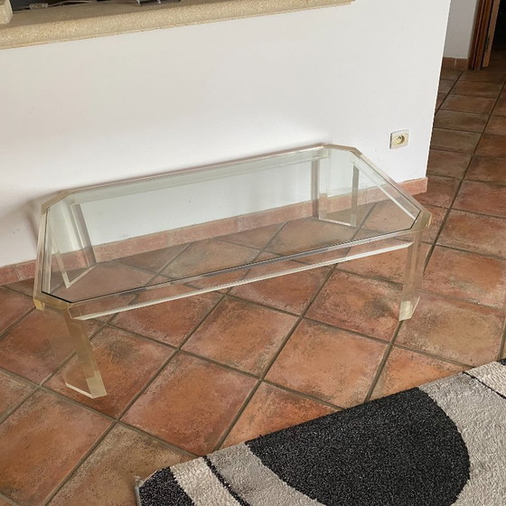 Image 1 of ATHENA coffee table by David LANGE. 1970. 120x70.