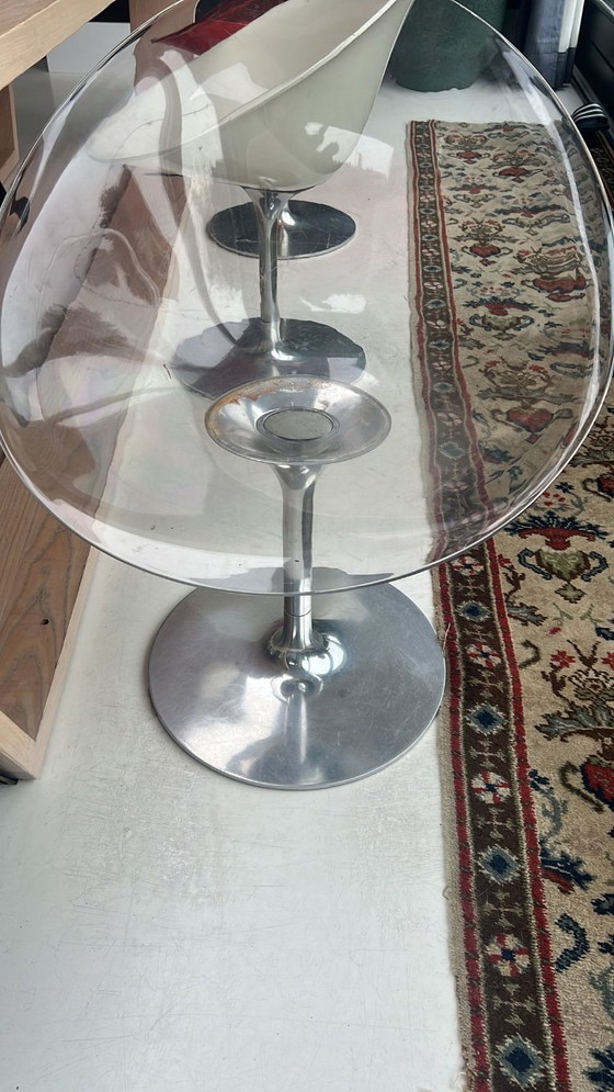 Image 1 of Kartell ERO|S| swivel chairs van Philippe Starck