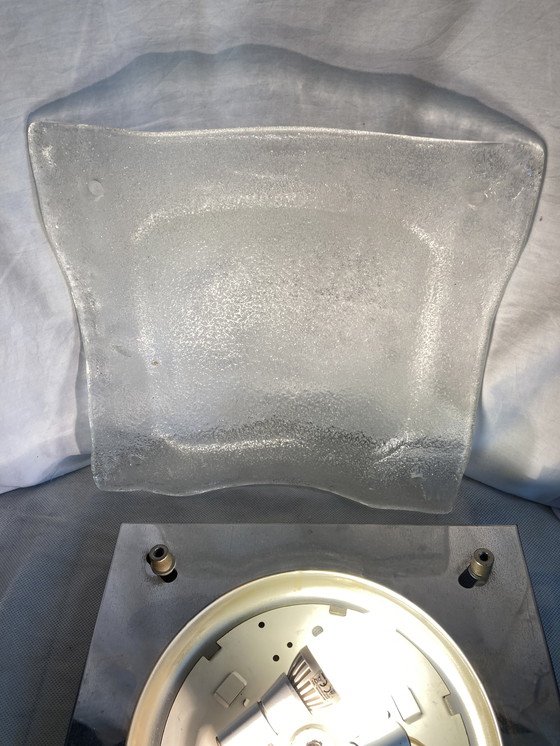 Image 1 of Applique Murale vintage 70’S verre de Murano travail Italien 