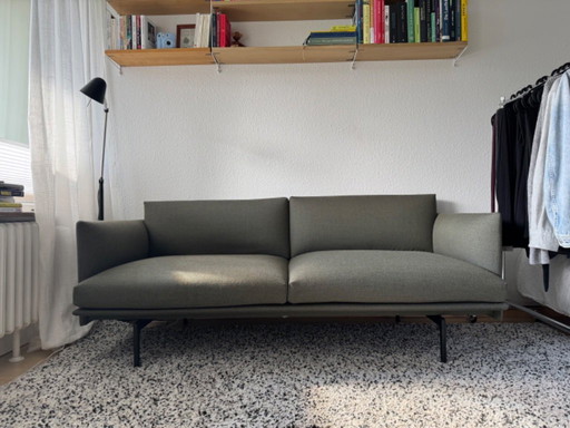 Muuto Outline Sofa 2-seater – Like new – Kvadrat Fiord