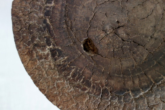 Image 1 of Vintage Baule houten krukje, Ivoorkust