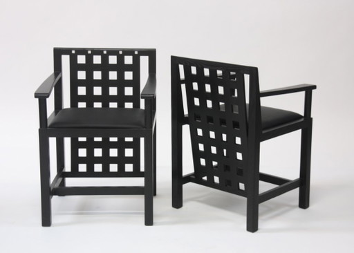 Kopie Van 2 Stoelen, Reproductie, Candida Cottage Chair, Charles Rennie Mackintosh, Nieuw