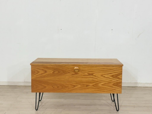 Prachtig dressoir/ladekast van Hellerau, serie 427 – design uit het midden van de 20e eeuw.