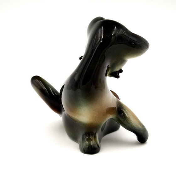 Image 1 of Figura vintage del gatto Jihokera Bechyně, anni '60