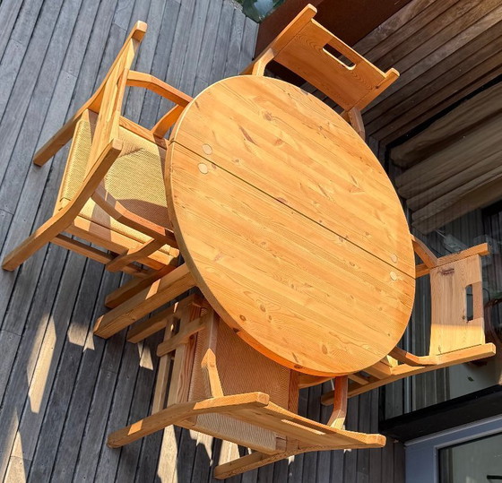 Image 1 of Set da pranzo Tage Poulsen/GM Møbler/CJ Rosengaarden