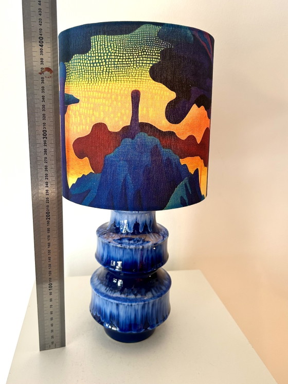 Image 1 of Lampe vase de l'ère spatiale fabriquée à partir d'un vase pagode Scheurich
