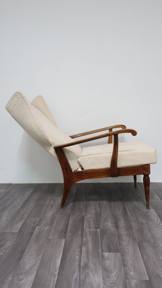 Image 1 of Renzo Franchi Camerani Recliner Sessel Mod. Camea 1950 Design Mitte des Jahrhunderts
