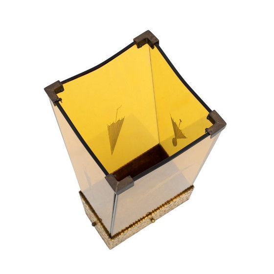Image 1 of Paragüero de cristal moderno de mediados de siglo atribuido a Pierluigi Colli por Cristal Art