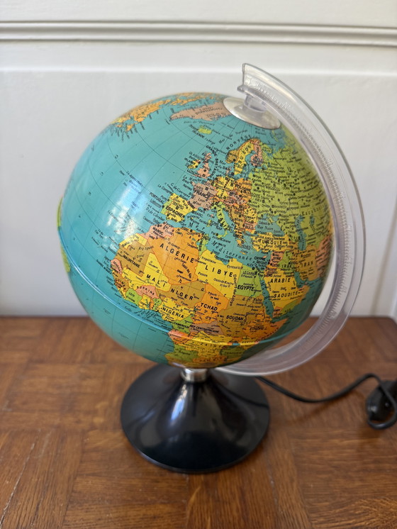 Image 1 of Antique illuminated globe
