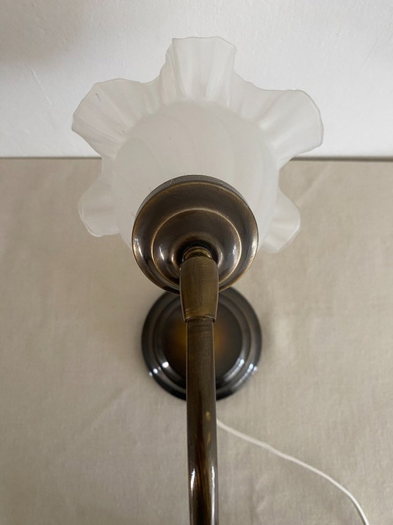 Vintage IKEA KUPLETT Table Lamp B9302, 1995 – Metal, Glass (photo 4 of 8)