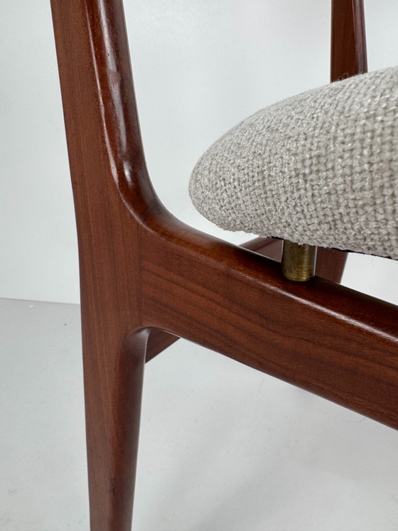 Juego de seis sillas de comedor, Schiønning & Elgaard, Dinamarca, años 60 – Wood (photo 12 of 15)