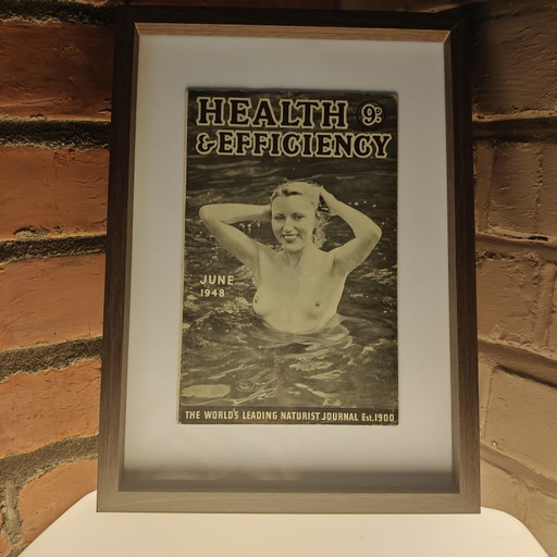 Original 1948 “Health and Efficiency” Summer Annual Cover – Authentic British Naturist Magazine (Not a Reprint)
