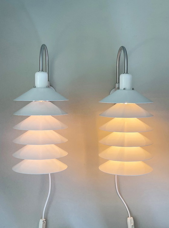 Image 1 of 2 vintage WALL LAMPS TipTop Pandul Gammelgaard Danish Design
