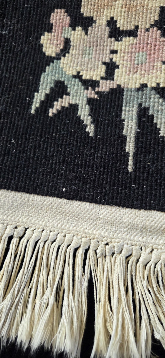 Handgeknoopt Art Deco Stijl Vintage Kleed – Vloerkleden en tapijten, Cotton, Wool (photo 8 of 8)