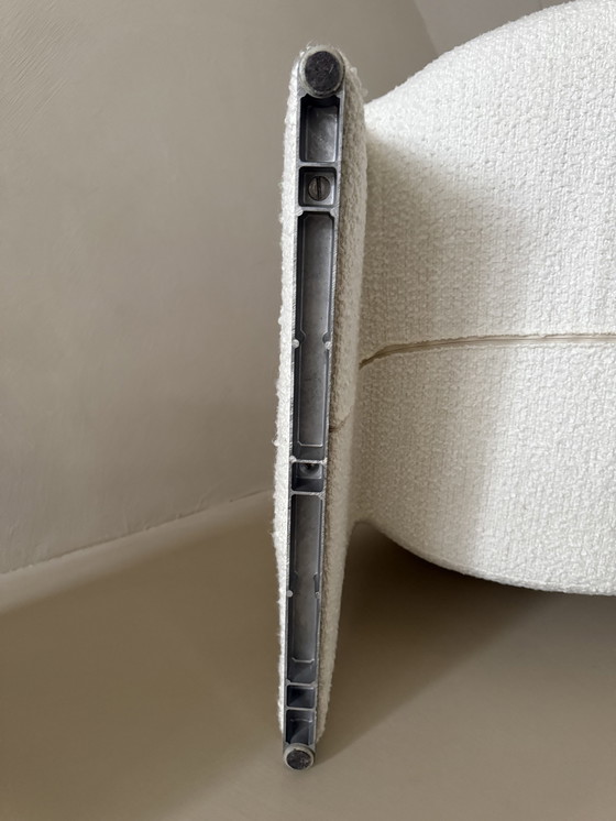 Image 1 of Giancarlo Piretti Artifort Ally Chair Fauteuil Chair Reupholstered Bouclé