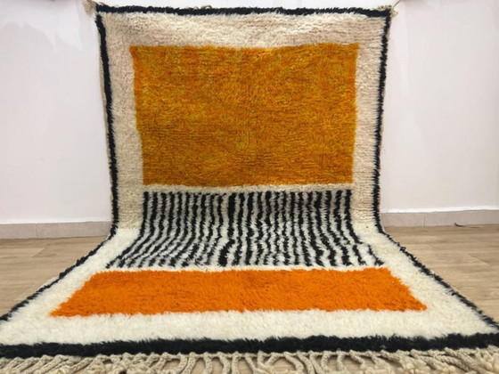 Image 1 of Tapis marocain artesanal en laine 300cmx150cm